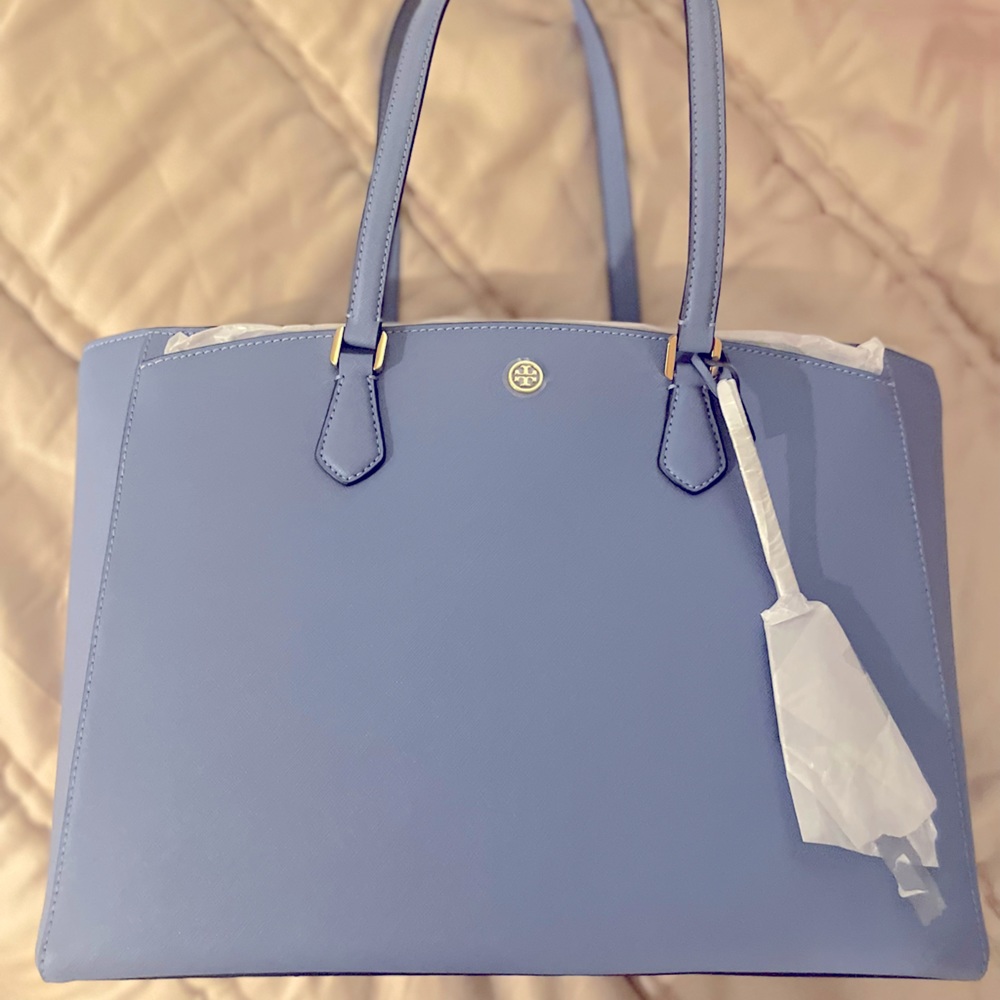 Tory Burch Bluewood Robinson Large Tote